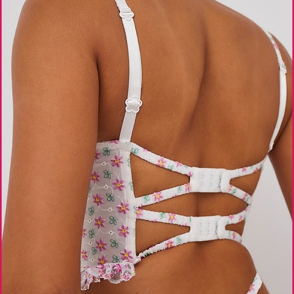 New!For Love and Lemons Bloom Bustier Top - Picture 4 of 13